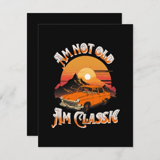 Ich bin nicht alt begleitkarte (Vorne/Hinten)