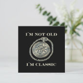 Ich bin nicht alt einladung (Stehend Vorderseite)