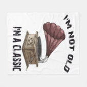 Ich bin nicht alt fleecedecke (Vorderseite (Horizontal))