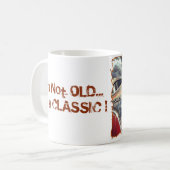 Ich bin nicht alt - ich bin CLASSIC Kaffeetasse (Vorderseite Links)