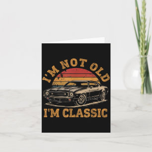 Ich bin nicht alt, ich bin Clic Lustiger Autografi Karte