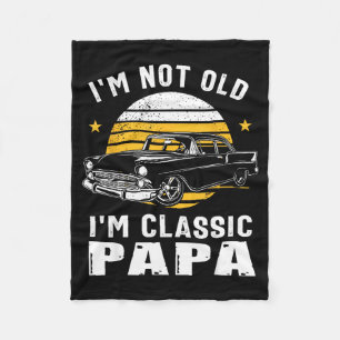 Ich bin nicht alt, ich bin Clic Papa Lustiges Musc Fleecedecke