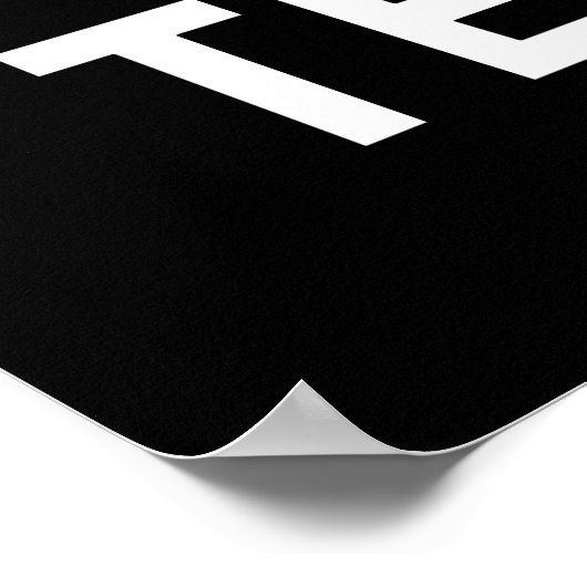 Ich bin nicht alt, ich bin ein Gerecycelt Teenager Poster (Ecke)