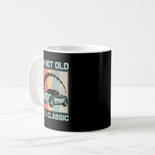 Ich bin nicht alt, ich bin ein Klassiker - MAZDA M Kaffeetasse (Vorderseite Links)