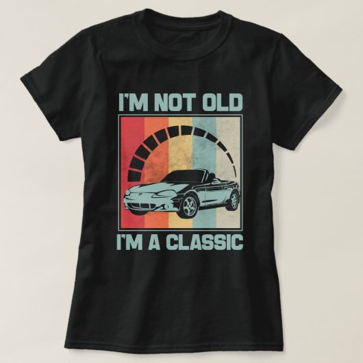 Ich bin nicht alt, ich bin ein Klassiker - MAZDA M T-Shirt (Design vorne)