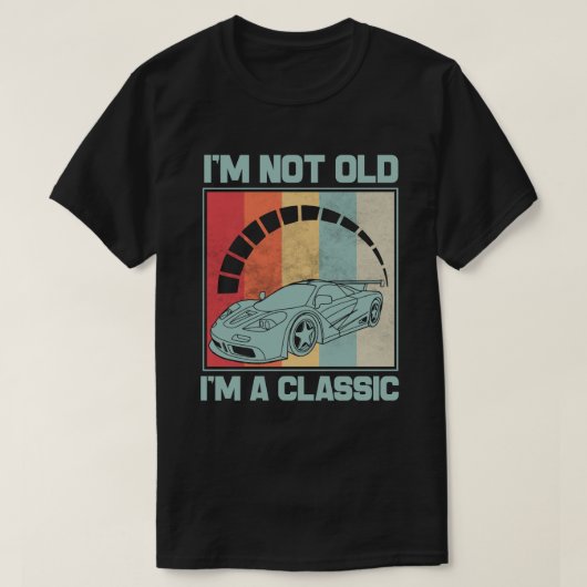 Ich bin nicht alt ich bin ein Klassiker - MC LAREN T-Shirt (Design vorne)