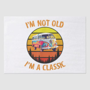 Ich bin nicht alt, ich bin ein klassischer Autos R Seidenpapier