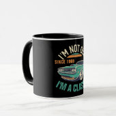Ich bin nicht alt, ich bin ein klassischer Jahrgan Tasse (Vorderseite Links)