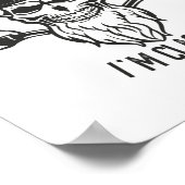 Ich bin nicht alt, ich bin ein klassischer Motorra Poster (Ecke)