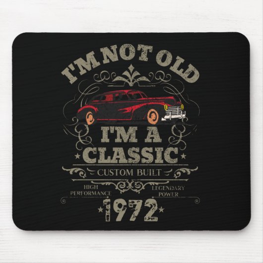 Ich bin nicht alt, ich bin ein klassisches, benutz mousepad (Vorne)