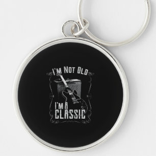 Ich bin nicht alt, ich bin ein klassisches Gitarre Schlüsselanhänger