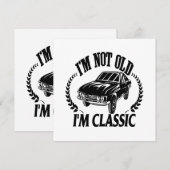Ich bin nicht alt, ich bin ein klassisches lustige (Vorne/Hinten)