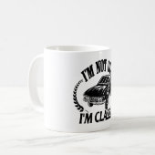 Ich bin nicht alt, ich bin ein klassisches lustige kaffeetasse (Vorderseite Links)