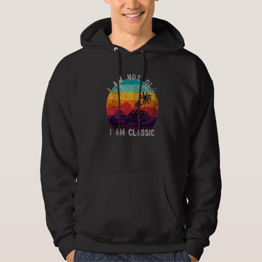 Ich bin nicht alt, ich bin ein klassisches Motorra Hoodie (Vorderseite)