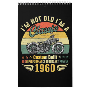 Ich bin nicht alt, ich bin ein Motorrad lustiges K Kalender