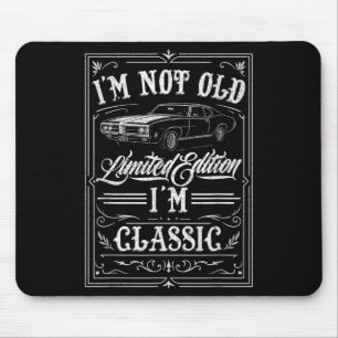 Ich bin nicht alt, ich bin ein Vintager Mix aus ei Mousepad