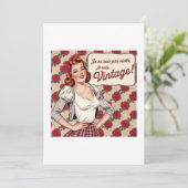 Ich bin nicht alt. Ich bin Einladung (Stehend Vorderseite)