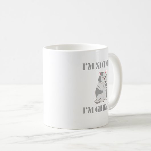 Ich bin nicht alt, ich bin grauenhaft katzenarmes kaffeetasse (VorderseiteRechts)