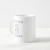 Ich bin nicht alt, ich bin grauenhaft katzenarmes kaffeetasse (Vorderseite Links)