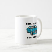 Ich bin nicht alt, ich bin Jahrgang Classic Car Va Kaffeetasse (VorderseiteRechts)