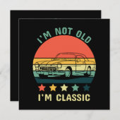 Ich bin nicht alt, ich bin klassisch (Vorne/Hinten)