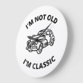 Ich bin nicht alt, ich bin klassisch große wanduhr (Winkel)