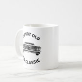 Ich bin nicht alt, ich bin klassisch kaffeetasse (Vorderseite Links)