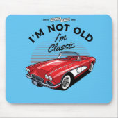 Ich bin nicht alt, ich bin klassisch! Korvette 196 Mousepad (Vorne)