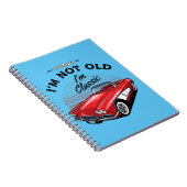 Ich bin nicht alt, ich bin klassisch! Korvette 196 Notizblock (Rechte Seite)