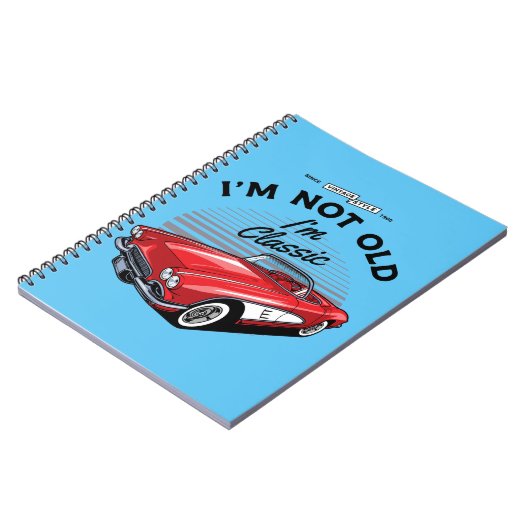 Ich bin nicht alt, ich bin klassisch! Korvette 196 Notizblock (Linke Seite)