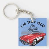 Ich bin nicht alt, ich bin klassisch! Korvette 196 Schlüsselanhänger (Vorderseite)