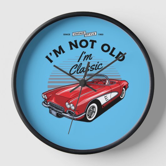 Ich bin nicht alt, ich bin klassisch! Korvette 196 Uhr (Vorderseite)