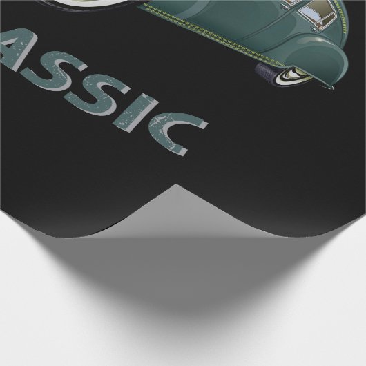 Ich bin nicht alt, ich bin klassisch lustig Auto G Geschenkpapier (Ecke)