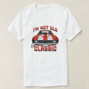 Ich bin nicht alt, ich bin klassisch - Retro Red M T-Shirt