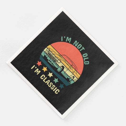 Ich bin nicht alt, ich bin klassisch serviette (Ecke)