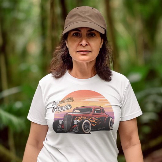Ich bin nicht alt, ich bin klassische Flammen T-Shirt