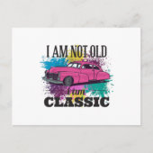 Ich bin nicht alt, ich bin klassische grungy Farbe Postkarte (Vorderseite)