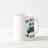 Ich bin nicht alt, ich bin klassischer Autos-Grafi Kaffeetasse (VorderseiteRechts)