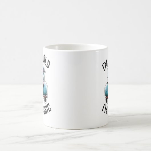 Ich bin nicht alt, ich bin klassischer Autos-Grafi Kaffeetasse (Mittel)