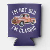 Ich bin nicht alt, ich bin klassischer LKW-Grafik Dosenkühler (Vorderseite)