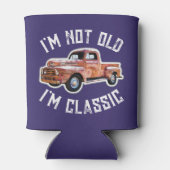 Ich bin nicht alt, ich bin klassischer LKW-Grafik Dosenkühler (Rückseite)