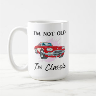 Ich bin nicht alt ich bin klassischer T - Shirt, V Kaffeetasse