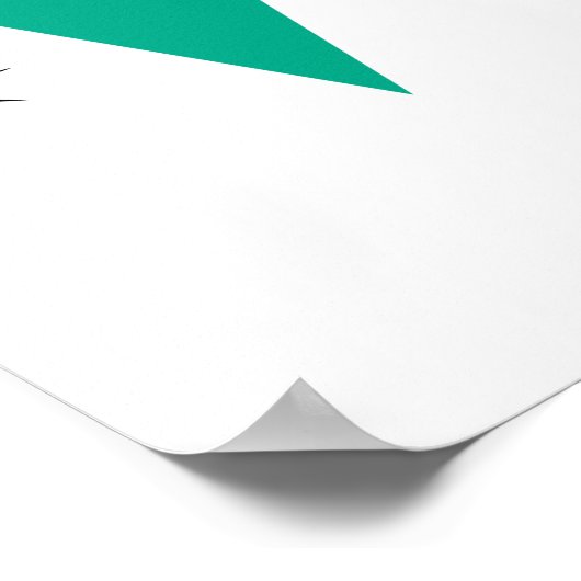 Ich bin nicht alt, ich bin Mitte des Jahrhunderts Poster (Ecke)