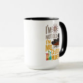 Ich bin nicht alt, ich bin Mitte des Jahrhunderts Tasse (VorderseiteRechts)