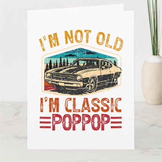 ICH Bin Nicht Alt ICH Bin Oppa Opa Karte (Vorderseite)