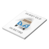 Ich bin nicht alt, ich bin Retro Notizblock (Rotiert)