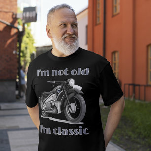 Ich bin nicht alt, ich bin Vintag Classic Motorrad T-Shirt
