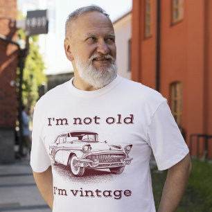 Ich bin nicht alt, ich bin Vintager Klassiker Gebu T-Shirt