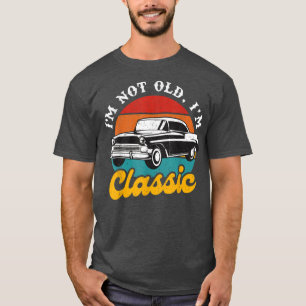 Ich bin nicht alt, im Classic Retro Vintag Sunset  T-Shirt