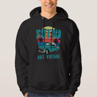 Ich bin nicht alt im klassischen Vespa Scooter (Bl Hoodie